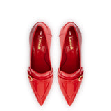 Susan Pump In Scarlet Patent Leather