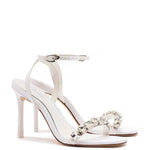 Calypso Sandal In White Fabric