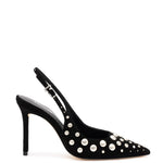 Kaitlan Studs Pump In Black Suede