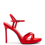 Angelina Sandal In Cherry Satin