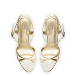 Angelina Sandal In Gold Metallic Leather