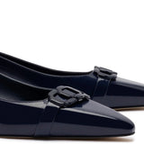 Franca Pump In Navy Patent Leather