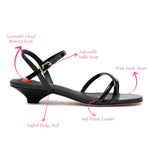 Charlotte Sandal In Black Patent Leather