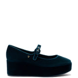 Blair Flatform In Deepsea Velvet