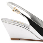 Loulou Pump In Silver Specchio