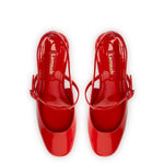 Georgina Pump In Scarlet Patent Leather