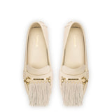 Joy Mocassin In Ivory Leather