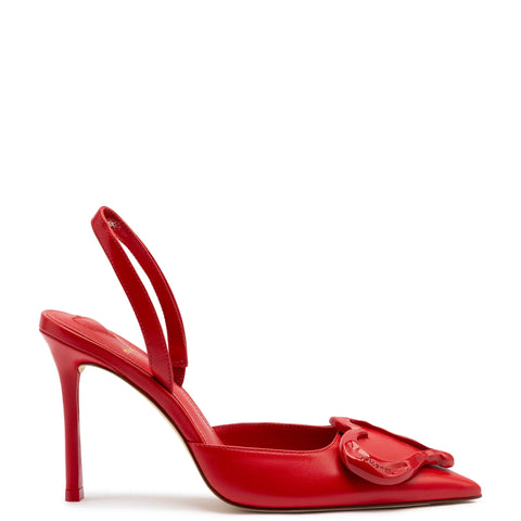 Amore Pump In Scarlet Leather