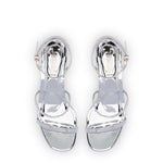 Gio Sandal In Silver Specchio