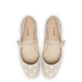 Blair Ballet Flat In Raw Linen