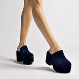 Miso Platform Clog In Midnight Velvet