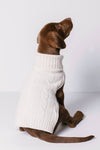 CABLE DOG SWEATER