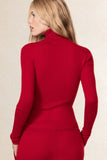 RUMER FITTED CASHMERE TURTLENECK