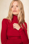 RUMER FITTED CASHMERE TURTLENECK