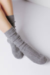 CABLE CASHMERE SOCKS