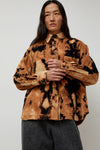 No.6 Aya Top in Brown Tie Dye Corduroy