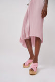 No.6 Basket Clog on Platform in Pink Patent