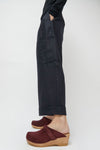 No.6 Bridget Clog on Mid Wedge in Burgundy Suede