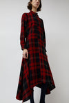 No.6 Campden Dress in Red and Navy Plaid