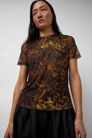 No.6 Carey Tee in Brown Animal