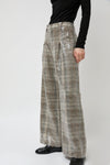 No.6 Kent Pant in Brown Sequin