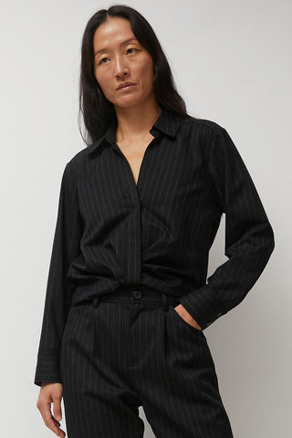 No.6 Lana Top in Midnight Pinstripe