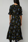 No.6 Luisa Dress in Black Large Bouquet