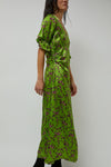 No.6 Luisa Dress in Green Trellis