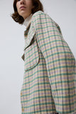 No.6 Wilson Jacket in Mint Lilac Plaid