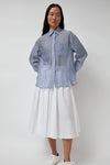 No.6 Lake Shirt in Dusk Organza