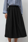 No.6 Mel Skirt in Black Nylon