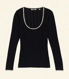 ROMY TEE -- BLACK