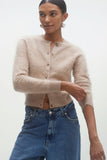 PALOMA BRUSHED CASHMERE CARDIGAN