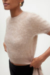 SHEENA BRUSHED CASHMERE SWEATER