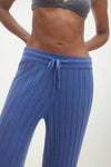 CHRISTIE RIBBED WIDE LEG PANT