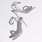 Calypso Sandal In White Fabric