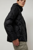 TAION City Packable Hooded Down Jacket in Black