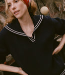 VOYAGE SWEATER -- DEEP NAVY