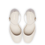 Ari Pump In Ivory Leather