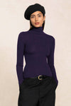 RUMER FITTED CASHMERE TURTLENECK